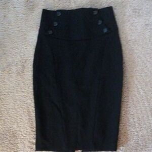 EUC ZARA Black High-Waisted Pencil Skirt - Size Small
